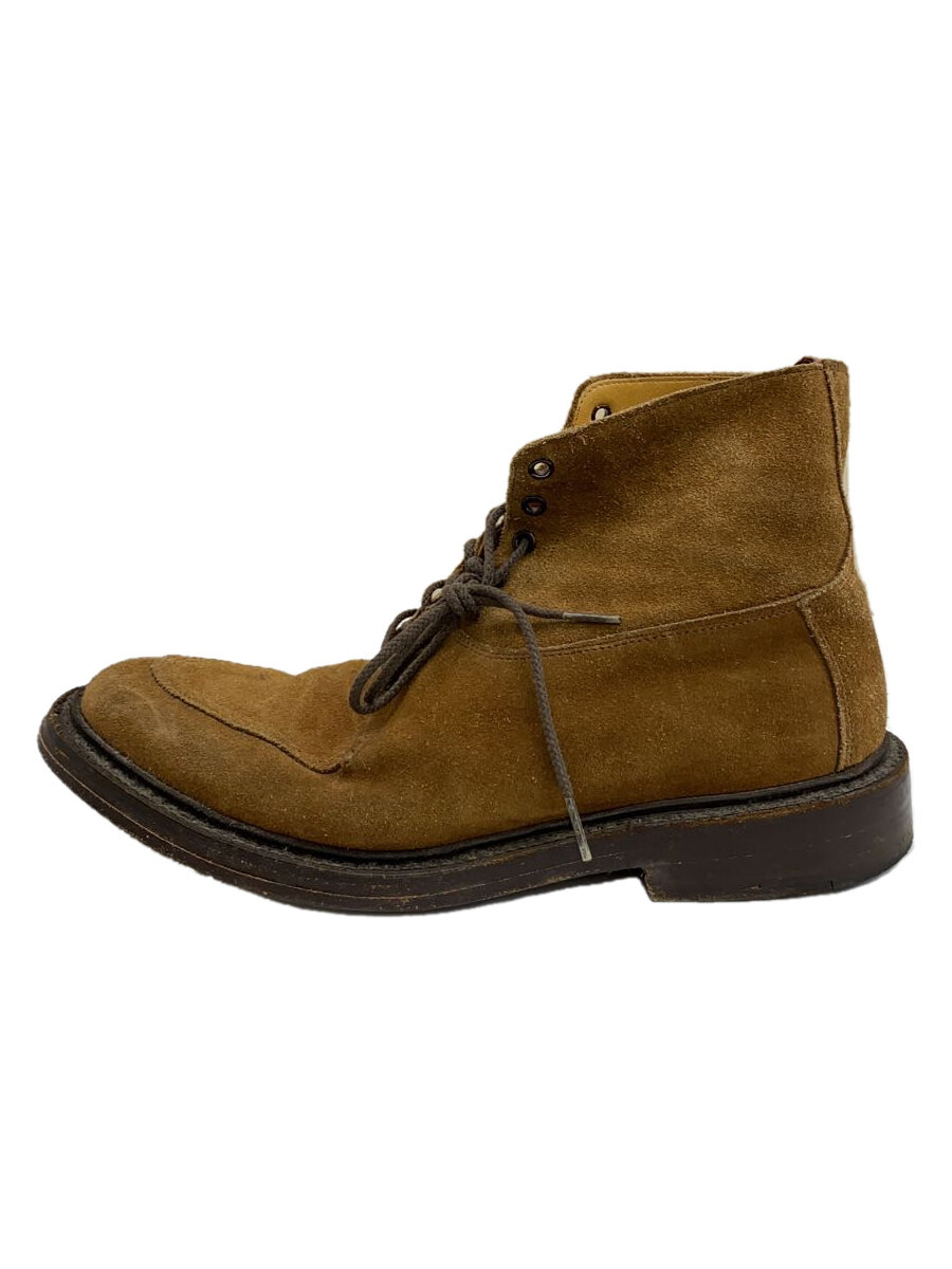 【中古】Tricker’s◆レースアップブーツ/UK8.5/CML/スウェード/M6199【シューズ】