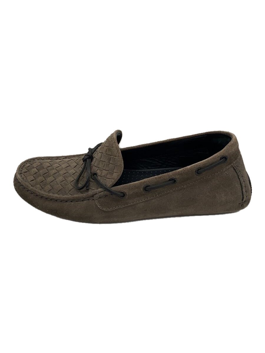 【中古】BOTTEGA VENETA◆イントレチャート/ドライビングシューズ/40/GRY/スウェード【シューズ】|2nd STREET 店