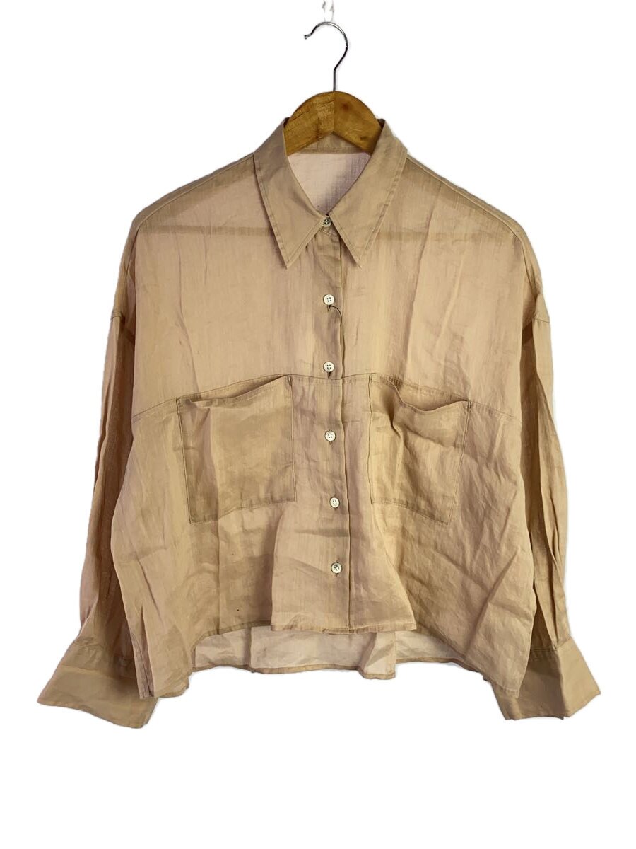 【中古】Plage◆RAMIE LYOCELL CROPPED プルオーバー/FREE/PNK/無地/25-050-922-8450-2-0//【レディース御召しもの】