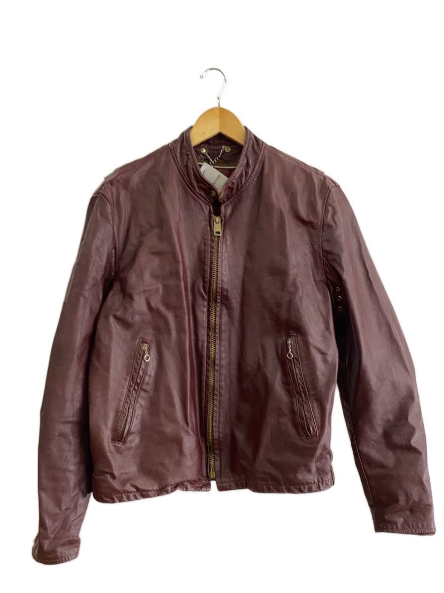 【中古】LEATHER GARMENT/シングルライダースジャケット/--/レザー/BRW/無地【メンズウェア】｜2ｎｄ STREET 店