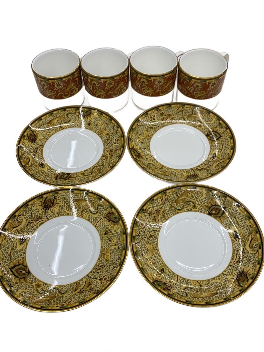 【中古】WEDGWOOD◆優勝杯\u0026平円盤/PERSIA/4客仕掛ける【勝手もと属具】 マグカップ・ティーカップ-コーヒー・お茶用品