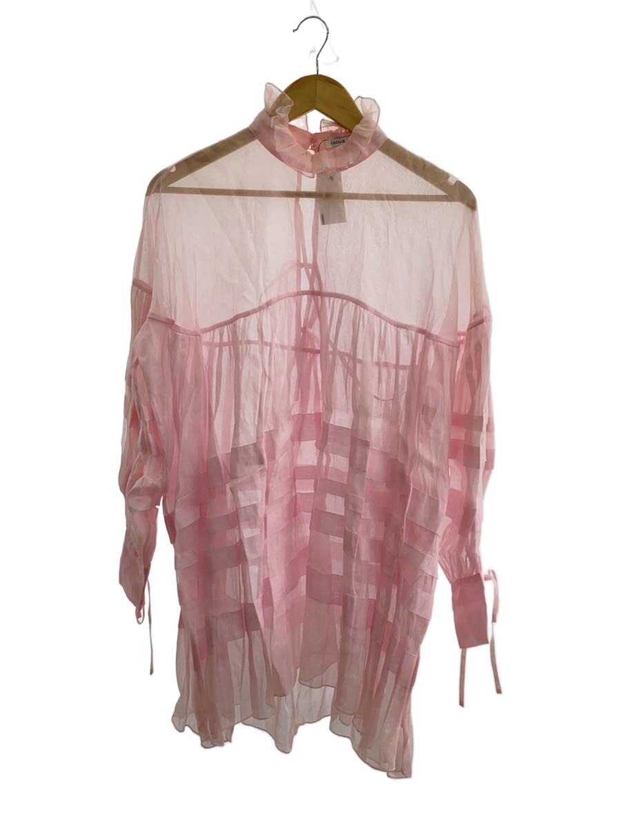 【中古】CECILIE BAHNSEN◆長袖衣裳/--/綿織物/PNK//【レディース御召しもの】
