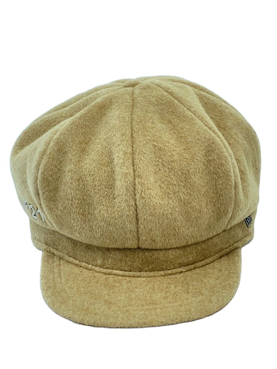 【中古】NEW ERA◆×N21/キャスケット/M/ポリエステル/CML/レディース【服飾雑貨他】