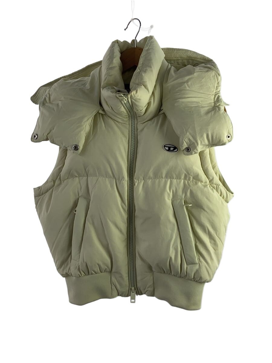 【中古】DIESEL◆ダウンベスト/40/ポリエステル/WHT/OAEAI【レディースウェア】|2nd STREET 店