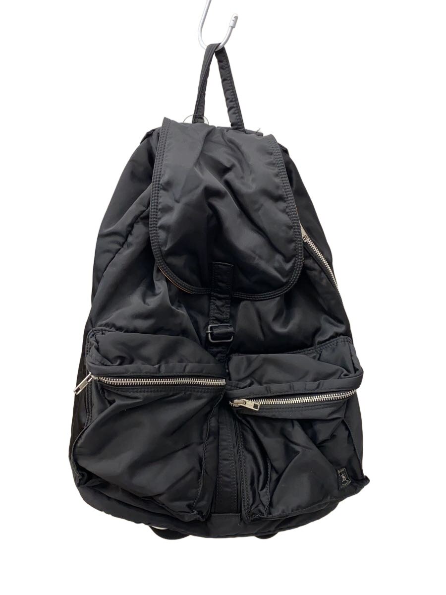 【中古】PORTER◆背嚢/ナイロン/BLK/無地/油槽船【御徒面子】