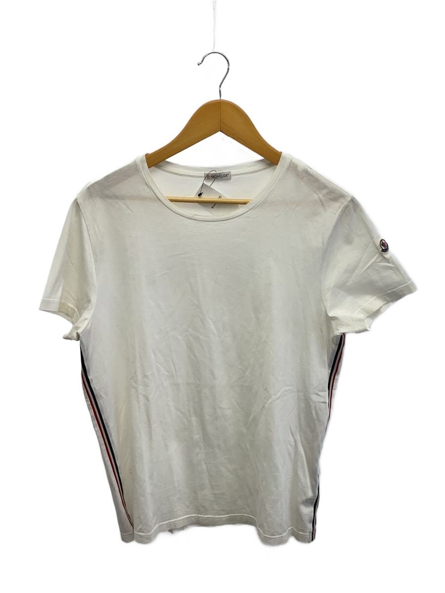 【中古】MONCLER◆プルオーバー/L/綿織物/WHT/C10918001300【メンズウェア】