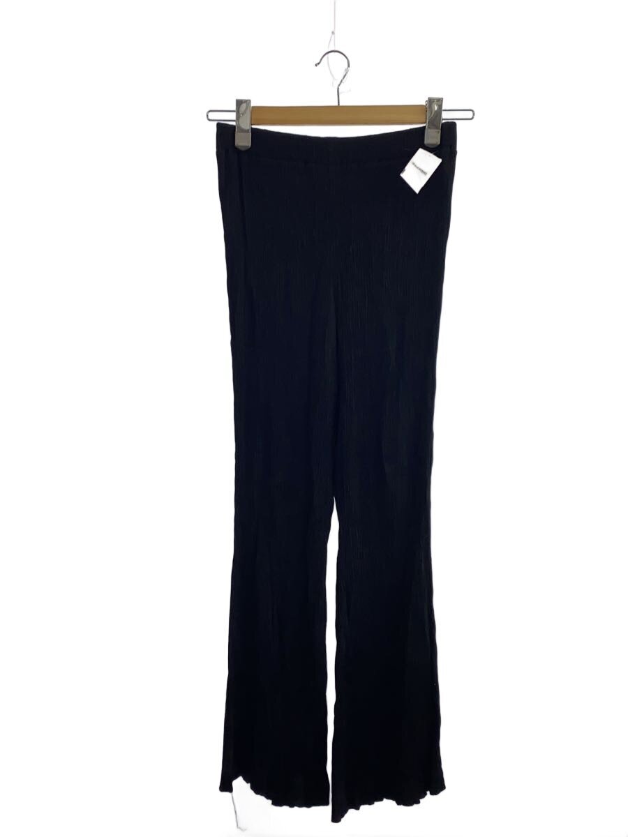 【中古】muller of yoshiokubo◆nag flare pants/筋目ズボン下/38/BLK/MLS20415【レディースお召しもの】