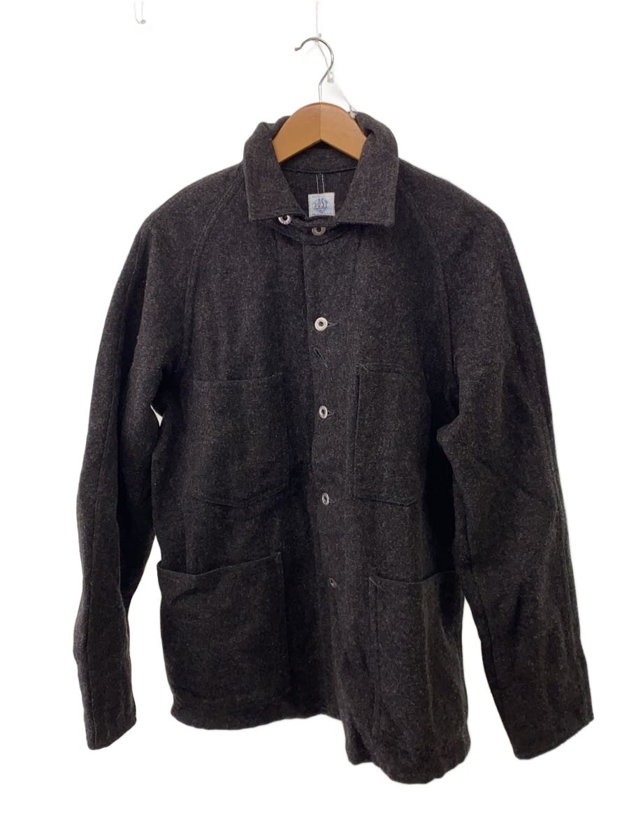 【中古】POST OVERALLS◆Engineers Jacket/メルトン4Pワークカバーオール/ウール/グレー//【メンズウェア】｜2ｎｄ STREET 店