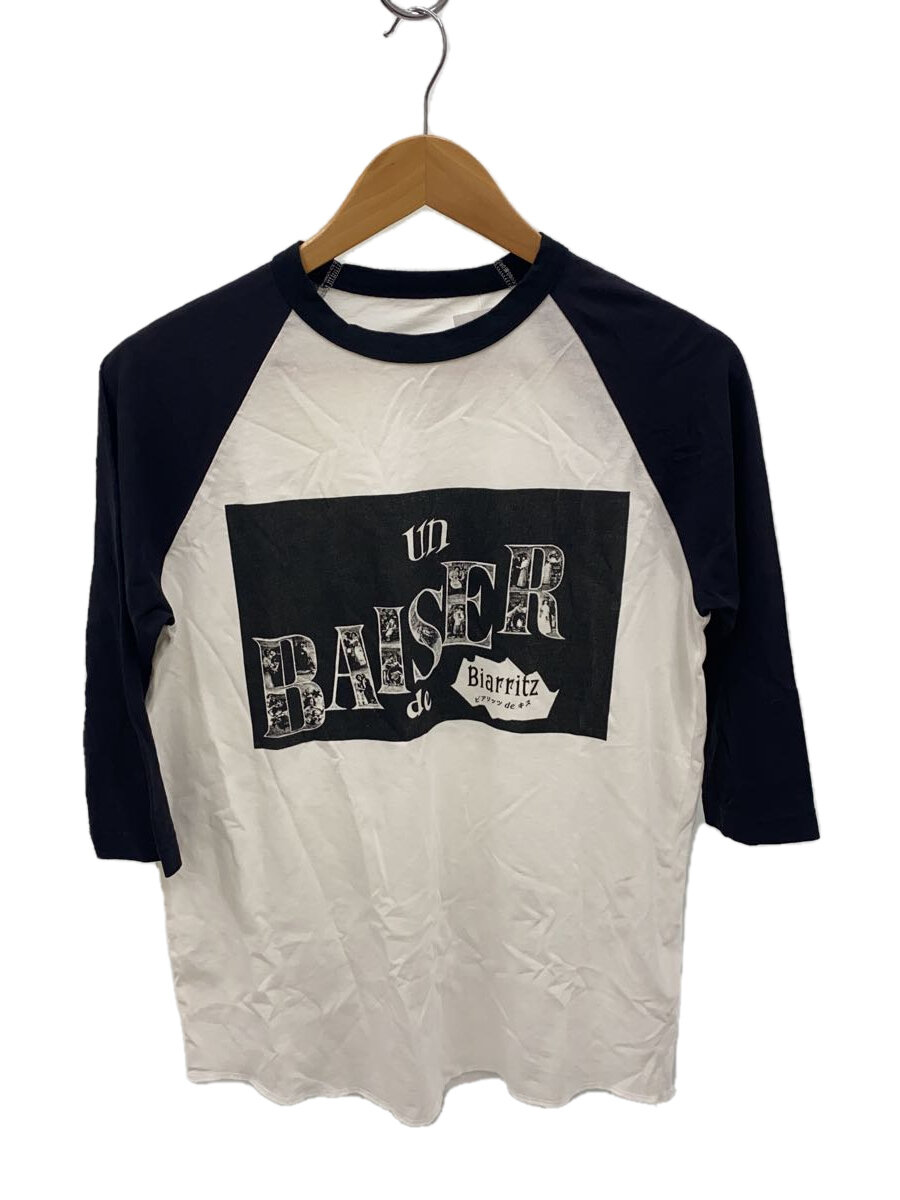 【中古】MADISONBLUE◆ティーシャツ/XS/綿織物/WHT/無地/mb221-7006【レディース御召しもの】