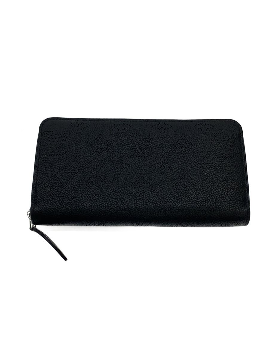 【中古】LOUIS VUITTON◆ジッピー・ウォレット_マヒナ/牛皮/BLK/レディース//【服飾雑貨他】