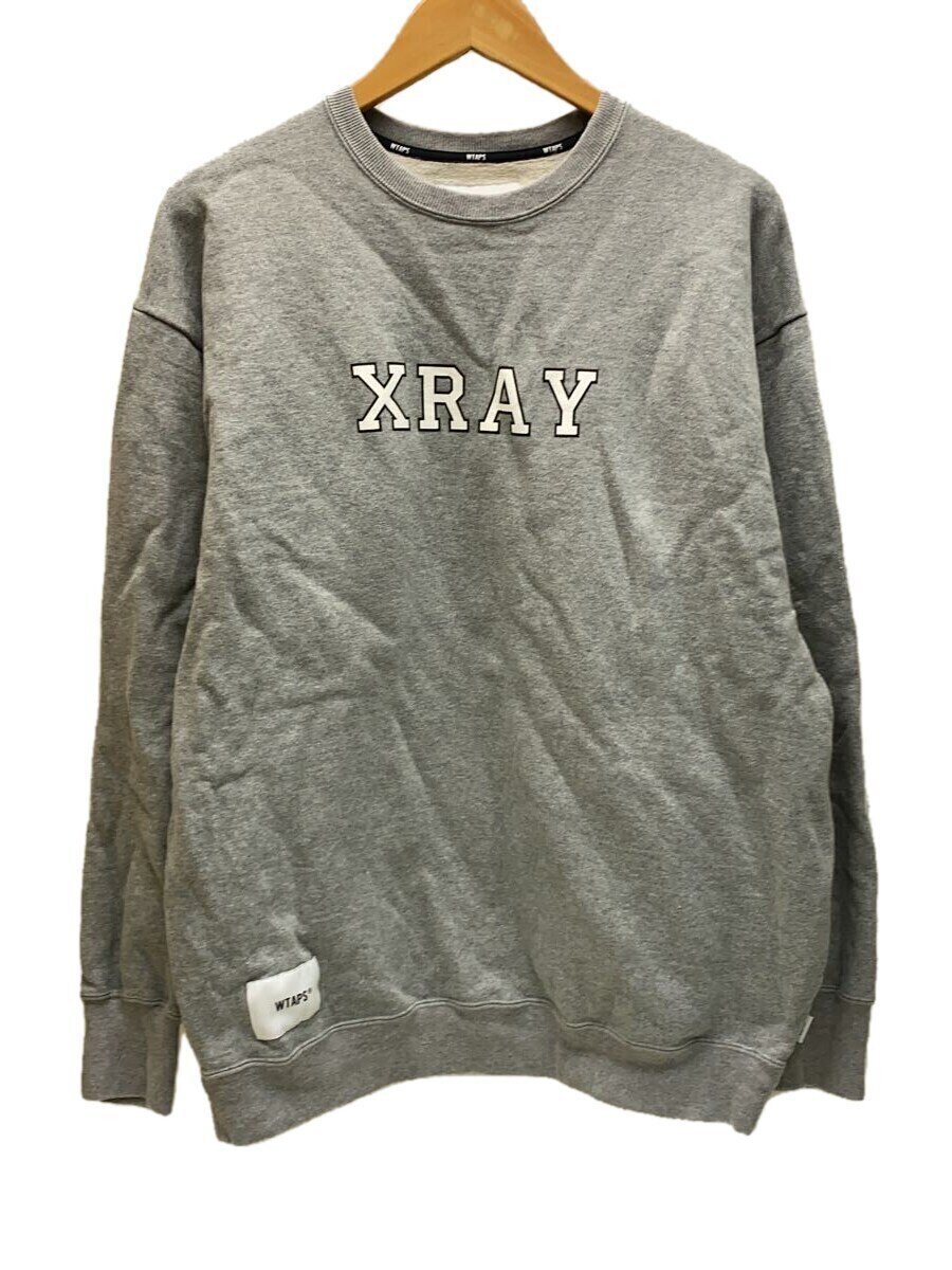 【中古】WTAPS◆ダブルタップス/流汗/4/綿織物/薄墨色/無地/242ATDT-CSM18【メンズウェア】