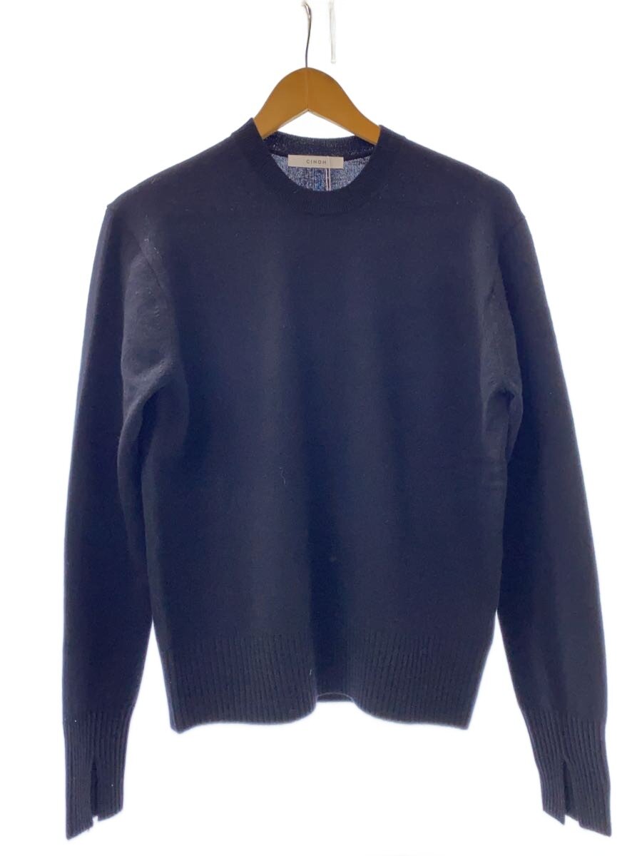 【中古】CINOH◆MIX KNIT/ニットのみ/FREE/ウール/BLK/無地/25WKN502【レディースウェア】|2nd STREET 店