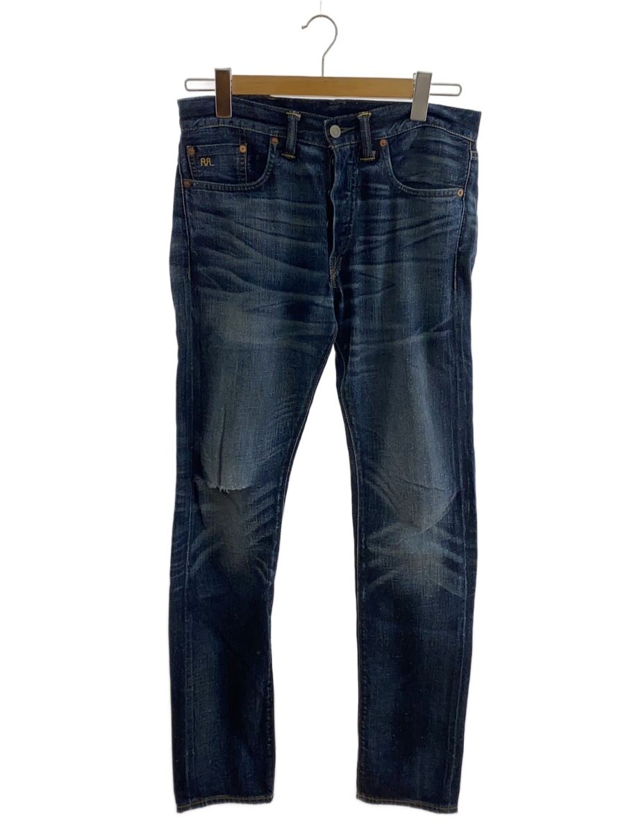 【中古】RRL◆引っ切り無いズボン下/30/ジーンズ/IDG/無地【メンズウェア】