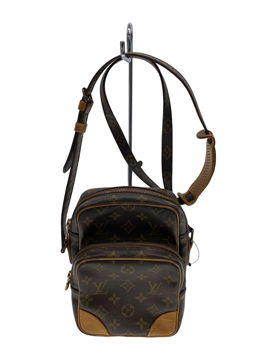 【中古】LOUIS VUITTON◆ショルダーバッグ/PVC/BRW/モノグラム【御徒面子】