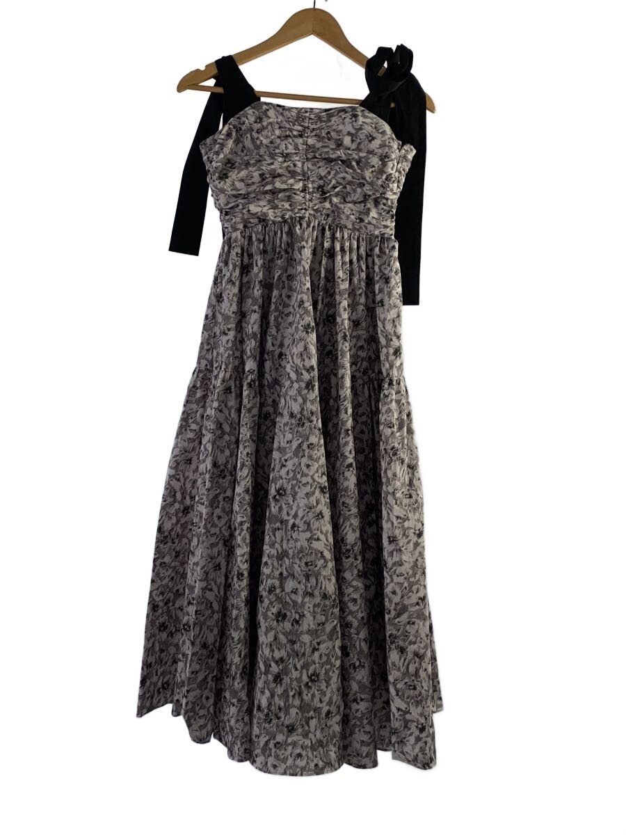 【中古】SNIDEL◆ノースリーブワンピース/1/ポリエステル/GRY/総柄/SWFO241077【レディースウェア】|2nd STREET 店