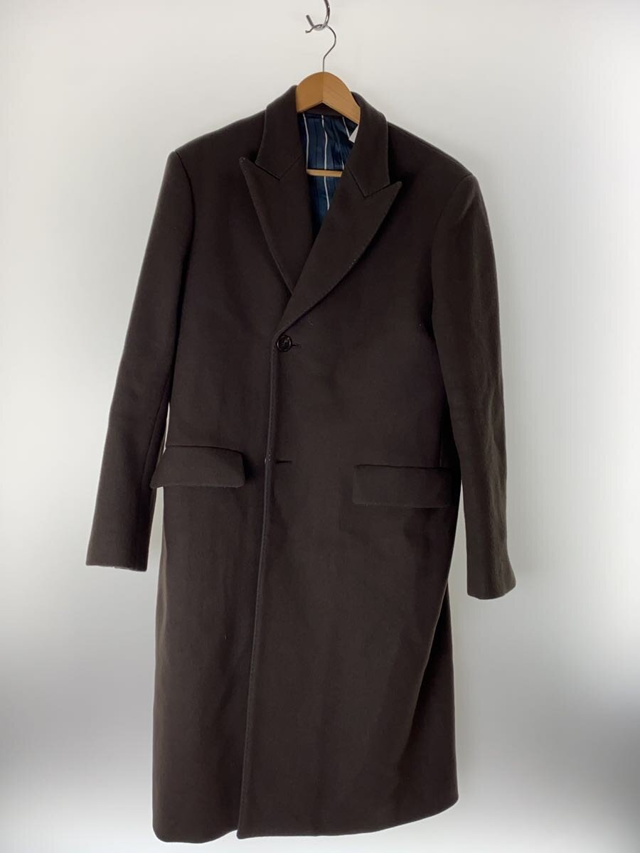 【中古】Paul Smith◆チェスターコート/L/羊毛/BRW【メンズウェア】