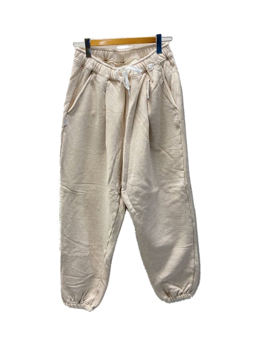 【中古】S.F.C (STRIPES FOR CREATIVE)◆23AW/Wide Sweat Pants/M/綿織物/BEG/SFCFW23CS05【メンズウェア】
