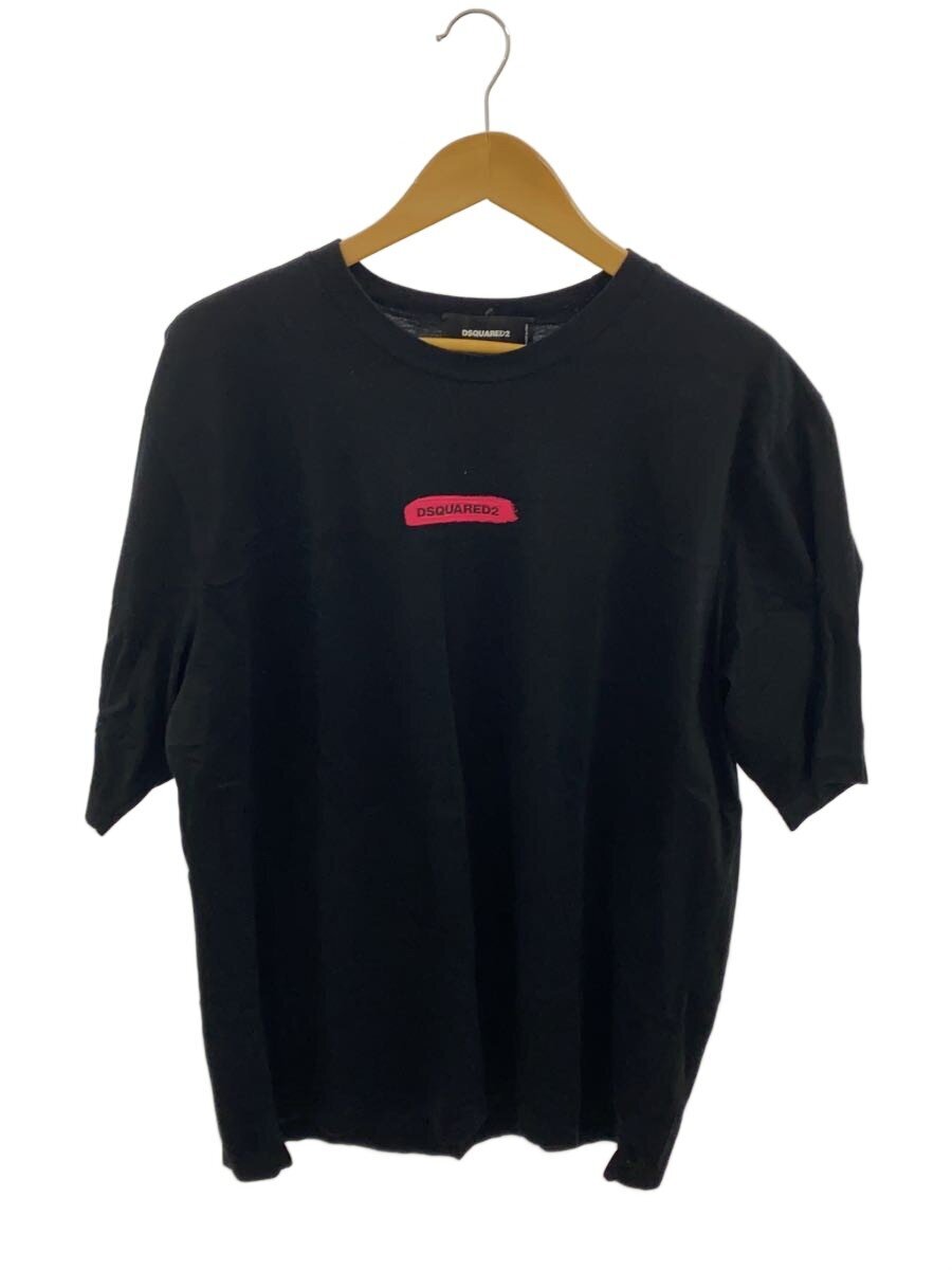 【中古】DSQUARED2◆プルオーバー/L/綿織物/BLK【メンズウェア】
