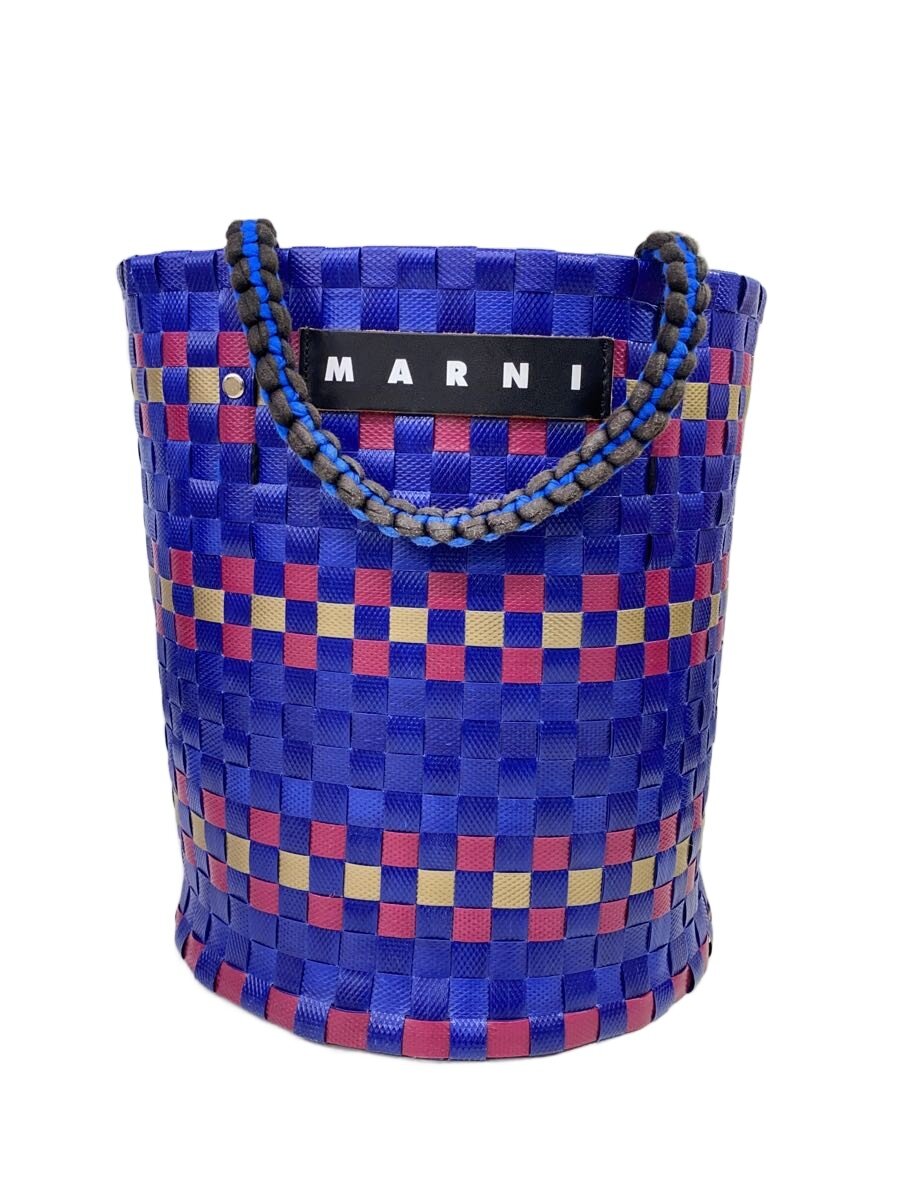 【中古】MARNI◆ジャージーハンドル/バケットバッグ/--/BLU【バッグ】｜2ｎｄ STREET 店