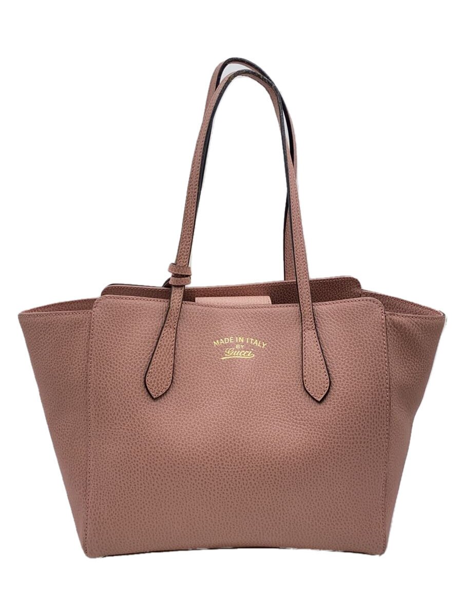 【中古】GUCCI◆ミディアム・トートバッグ_スウィング/レザー/PNK【バッグ】｜2ｎｄ STREET 店