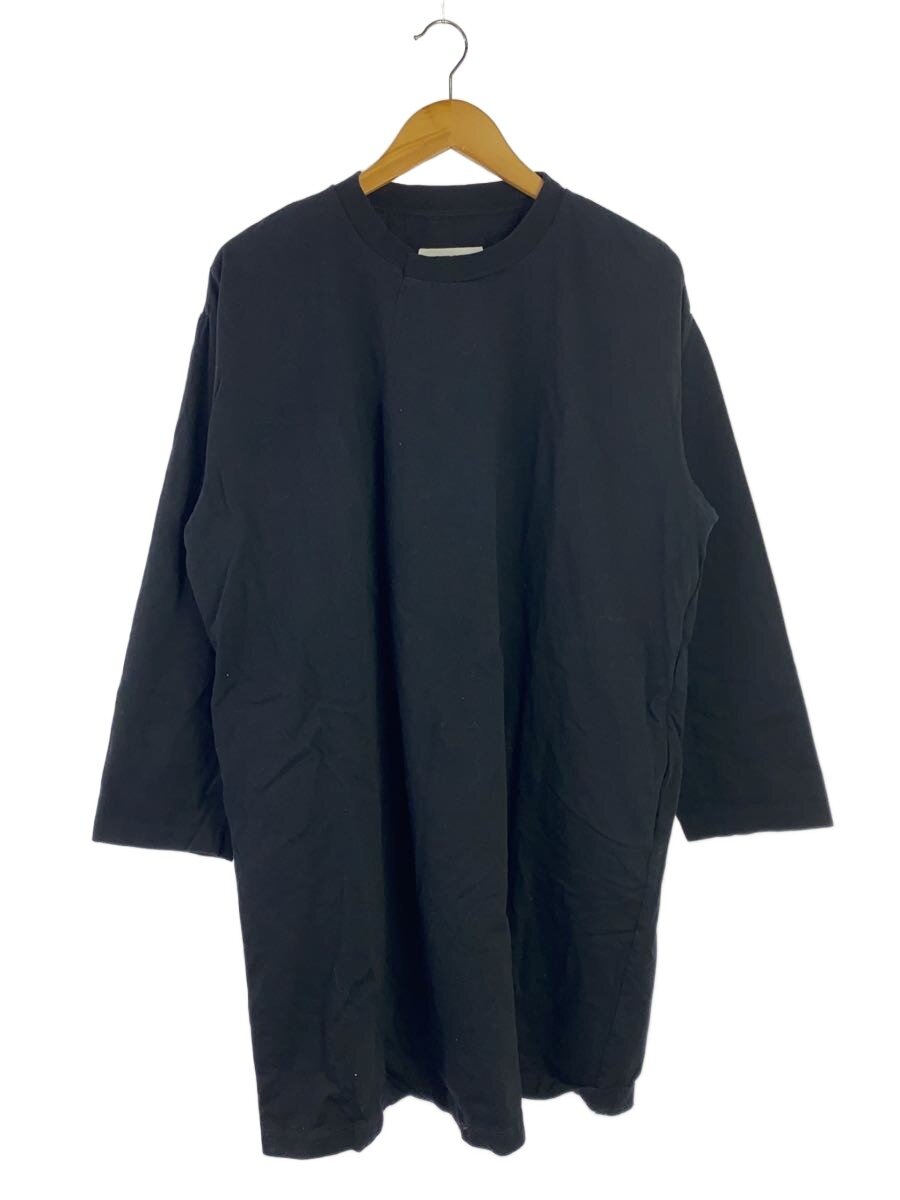 【中古】MM6◆Round neck dress/長袖衣裳/S/綿織物/BLK/S32CU0154 S23082【レディース御召しもの】