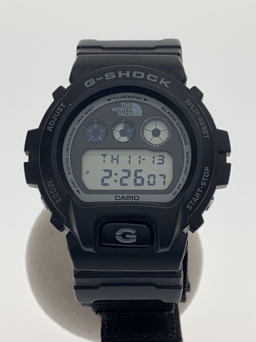 【中古】CASIO◆石英ウオッチ/デジタル/ナイロン/YLW/BLK/SS/DW-6900NS-9JR【服飾雑貨他】