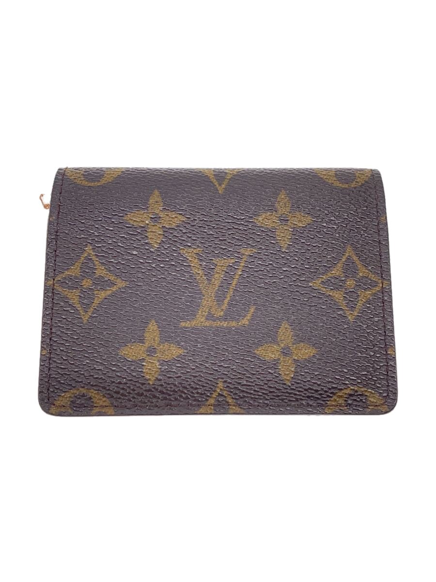 【中古】LOUIS VUITTON◆アンヴェロップ・カルトドゥヴィジット_モノグラム・キャンバス_BRW/PVC/BRW/モノグラム/レデ【服飾雑貨他】｜2ｎｄ STREET 店