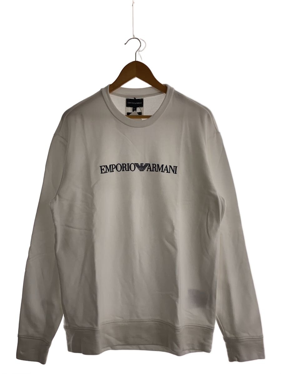 【中古】EMPORIO ARMANI◆流汗/XXL/綿織物/WHT//【メンズウェア】
