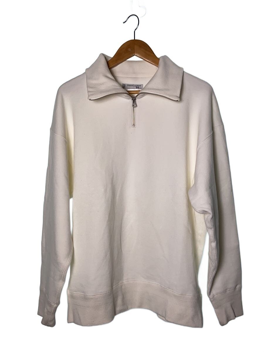 【中古】UNION LAUNCH◆ハーフジップスウェット/M/コットン/CRM/1165 0TM//【メンズウェア】｜2ｎｄ STREET 店