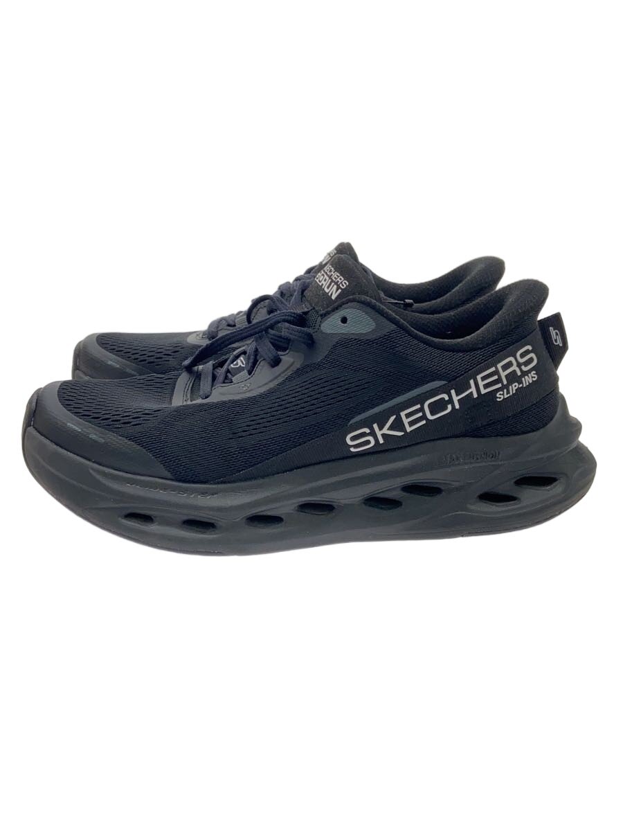 【中古】SKECHERS◆ローカットスニーカー/25.5糎/BLK/220421//【シューズ】