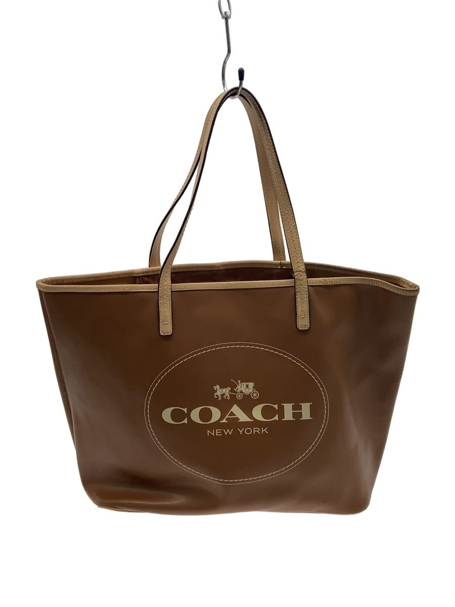 【中古】COACH◆トートバッグ/--/BRW/F31315//【御徒面子】