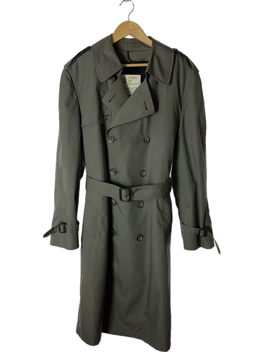 【中古】London Fog◆トレンチコート/40/ポリエステル/GRY/無地【レディース御召しもの】