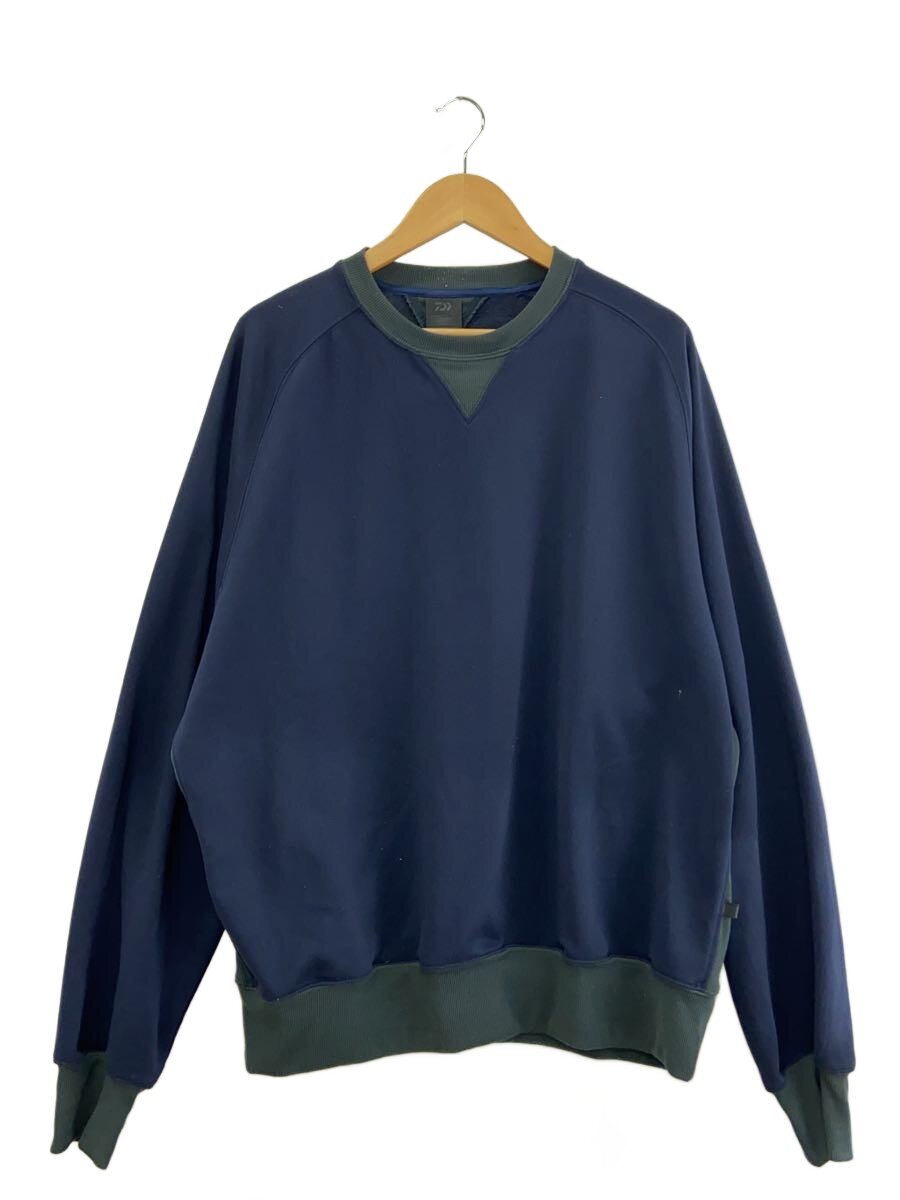 【中古】DAIWA PIER39◆TECH SWEAT CREW FREEDOM SLEEVE/L/ポリエステル/NVY/BE-50023W【メンズウェア】｜2ｎｄ STREET 店