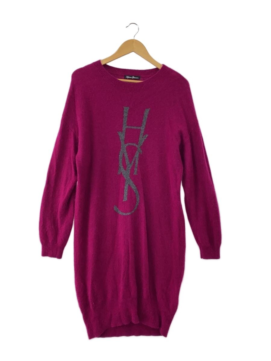 【中古】HYSTERIC GLAMOUR◆長袖衣装/FREE/羊毛/PNK/01183NO05【レディースお召しもの】