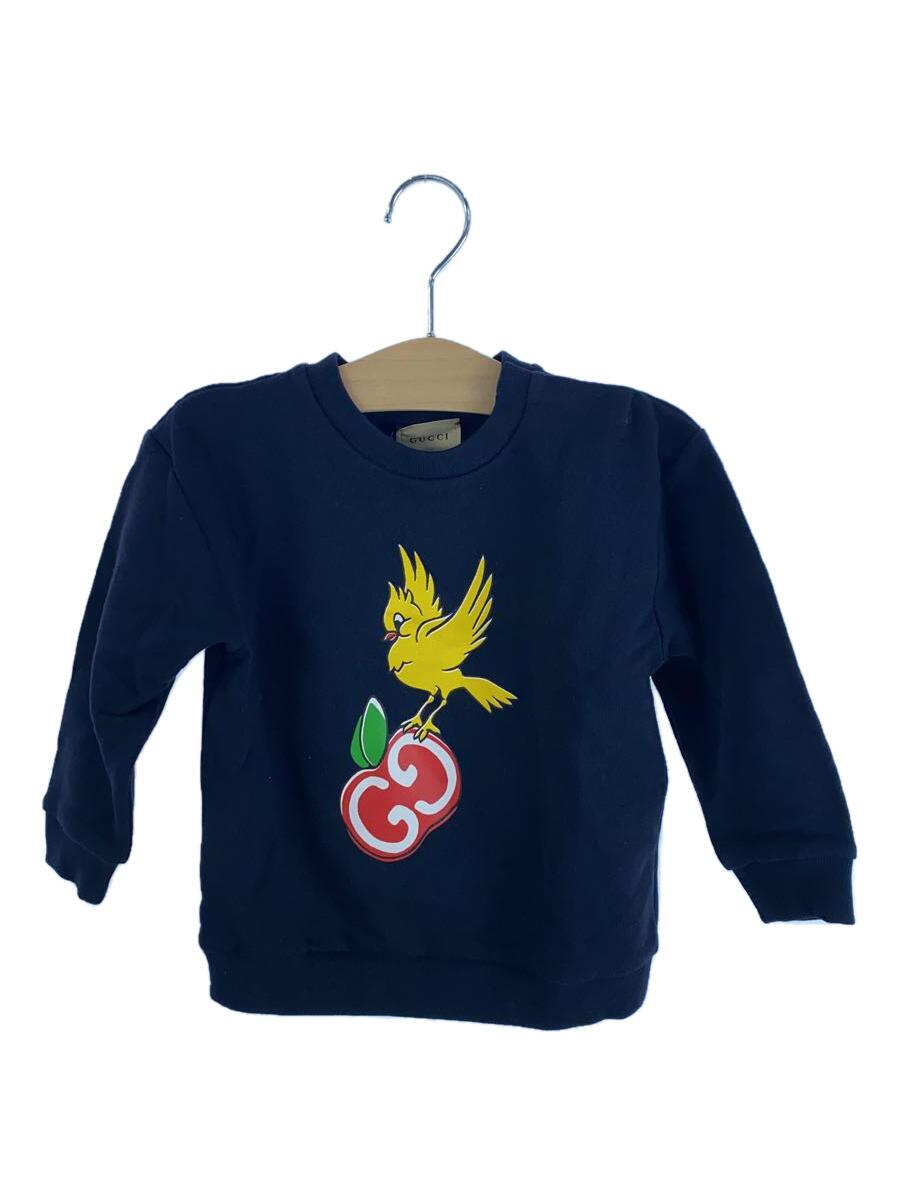 【中古】GUCCI◆汗水/90珊/綿織物/NVY/631333/GGアップル【キッズ】