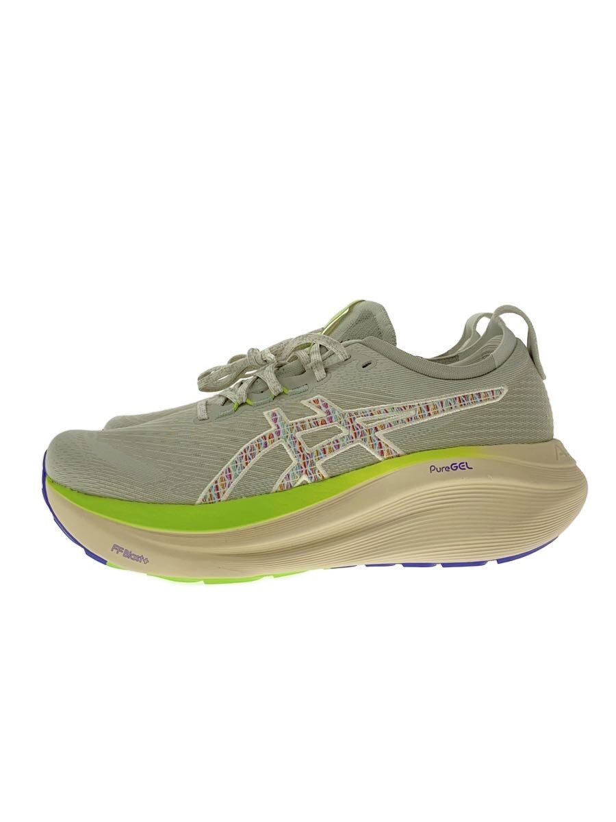 【中古】ASICS◆シューズ/27.5珊/GRY/F451224【シューズ】