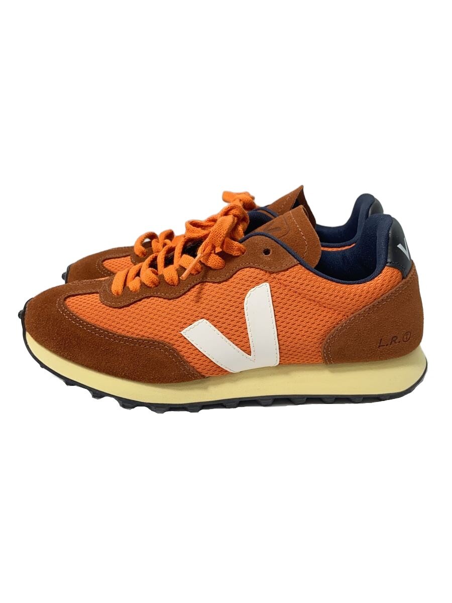 【中古】VEJA◆RIO BRANCO/ローカットスニーカー/24珊/オレンジ色/VJRB012981【シューズ】