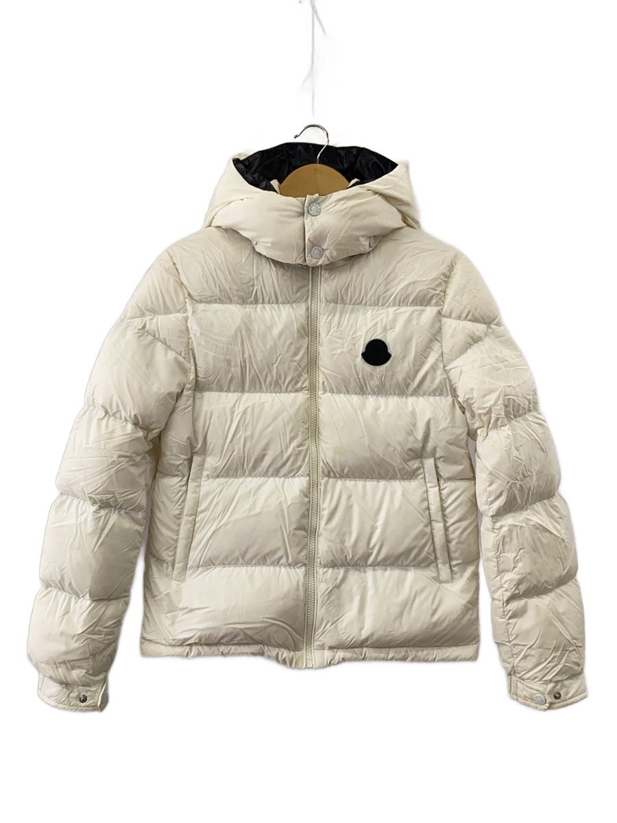 【中古】MONCLER◆落ちこむ上衣/14/ナイロン/WHT/G29541A53F20 53333//【レディース御召しもの】