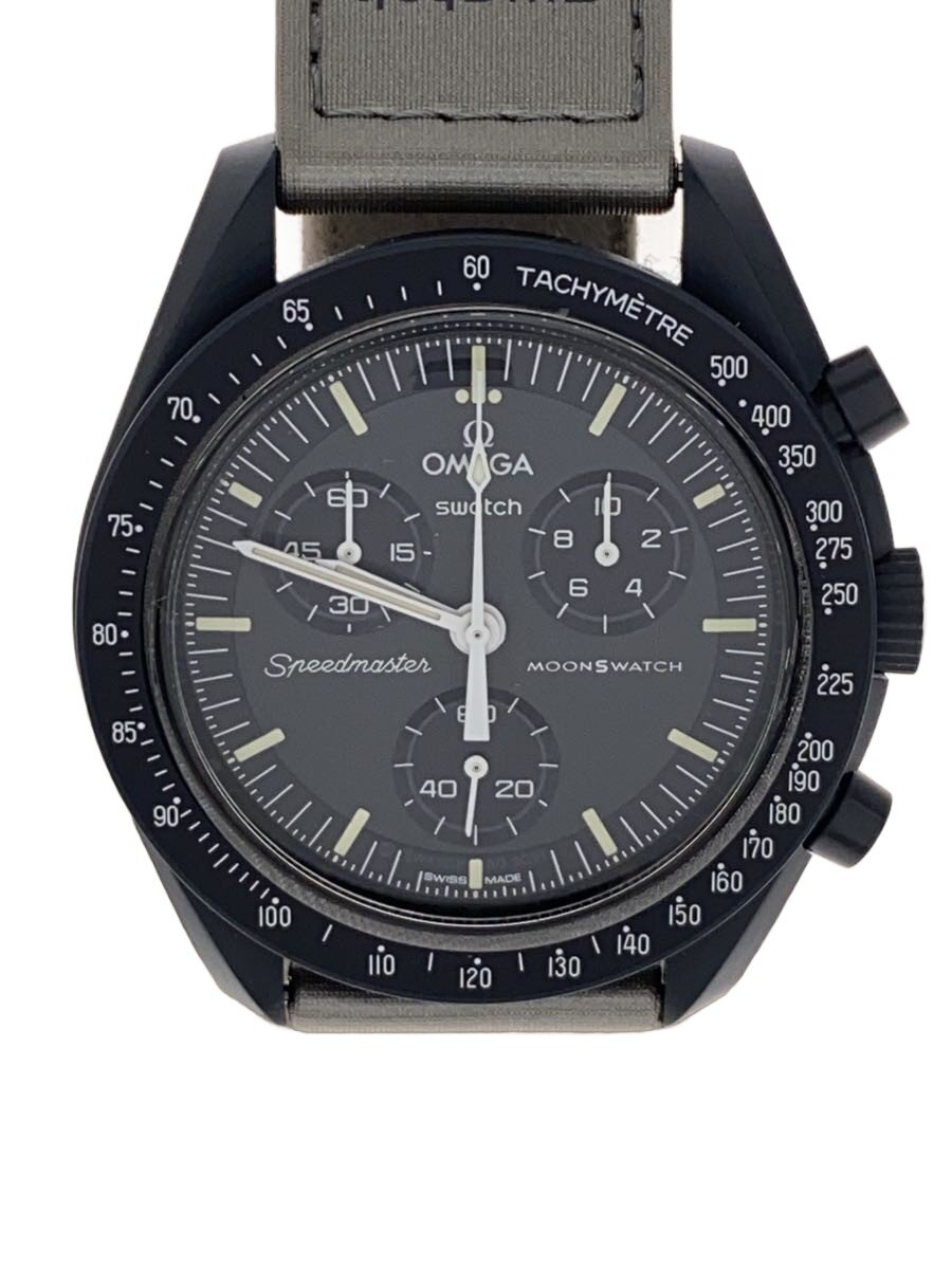 【中古】OMEGA◆OMEGA×SWATCH/MOONSWATCH/アナログ/--/GRY【服飾雑貨他】