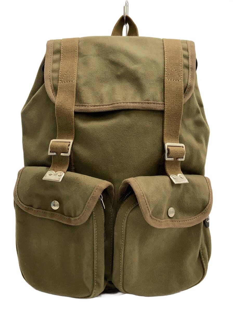 【中古】MARGARET HOWELL◆リュック/キャンバス/KHK【バッグ】｜2ｎｄ STREET 店