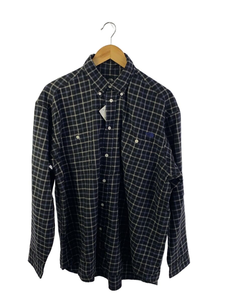 【中古】THE NORTH FACE◆L/S FROSTFORGE FLANNEL SHIRT_ロングスリーブフロストフォージフランネルシャツ/L/コッ//【メンズウェア】