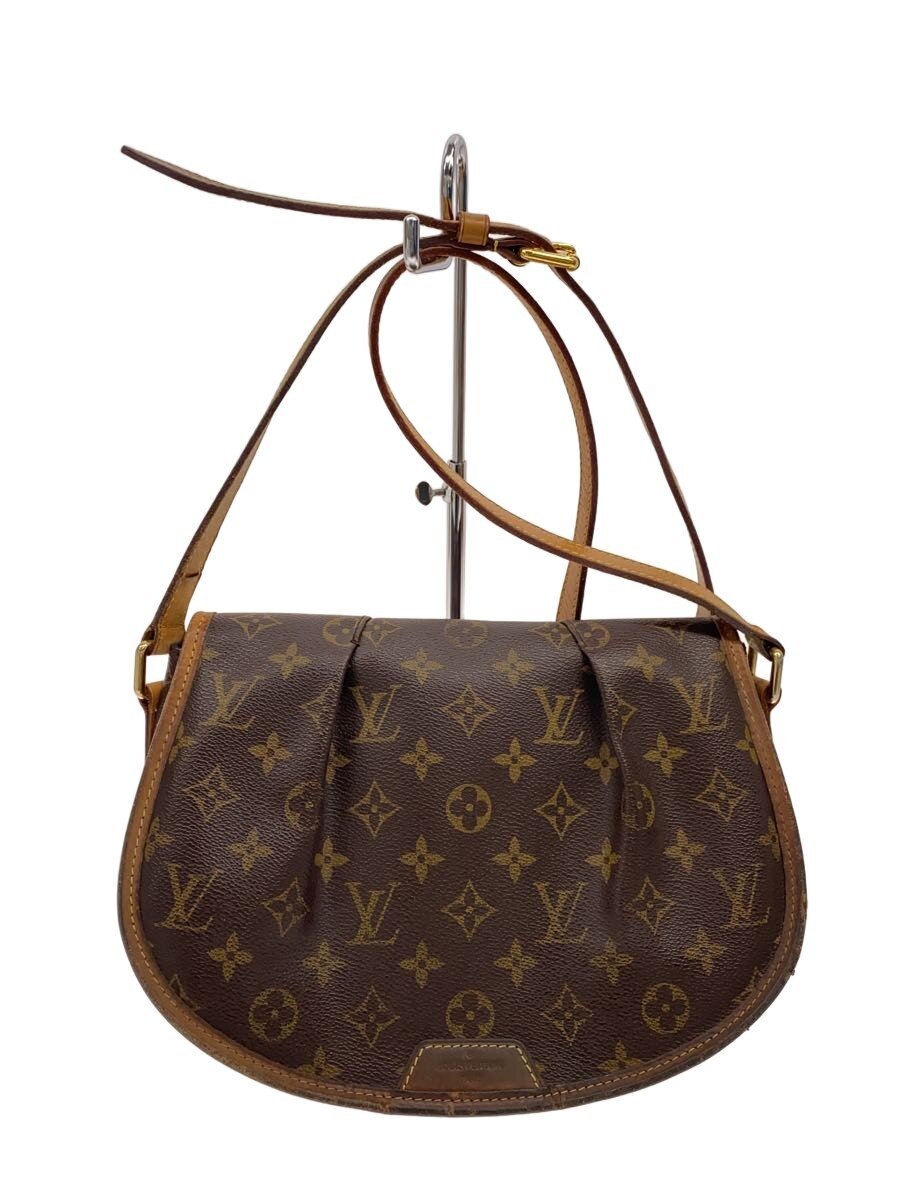 【中古】LOUIS VUITTON◆メニルモンタンPM_モノグラム・帆布/PVC/BRW/モノグラム【御徒面子】