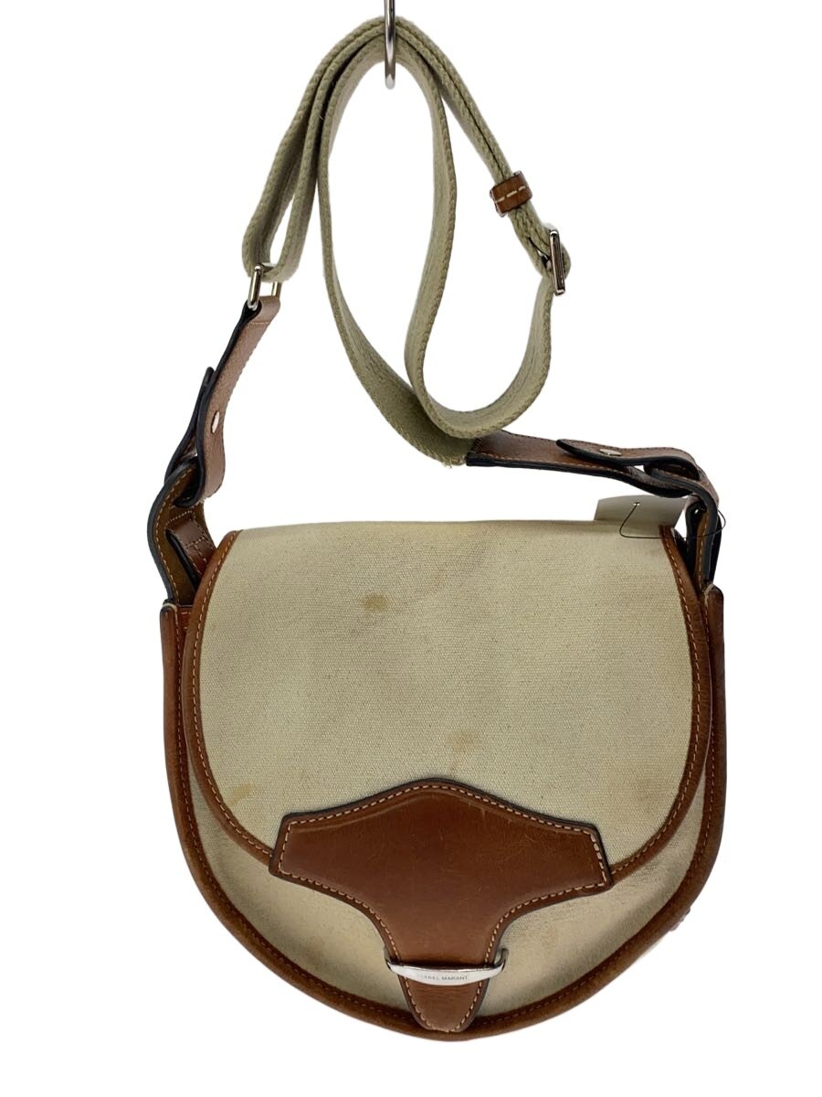 【中古】ISABEL MARANT◆ショルダーバッグ/キャンバス/CRM/無地【バッグ】｜2ｎｄ STREET 店