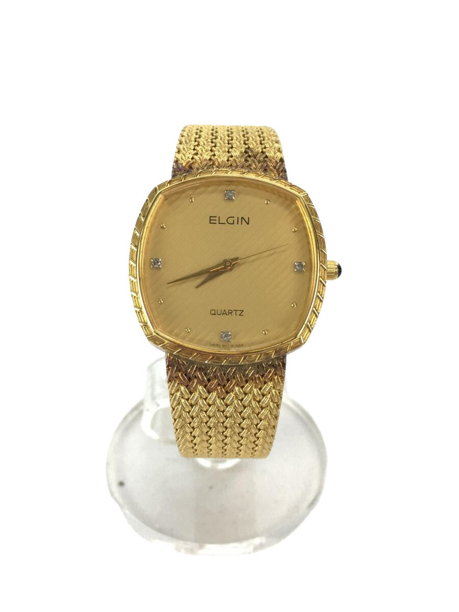 ELGIN ゴールドインゴット1g使用　腕時計 中古 エルジン ELGIN - ELGIN(エルジン) 腕時計 - FK-1153-E K24インゴット1g