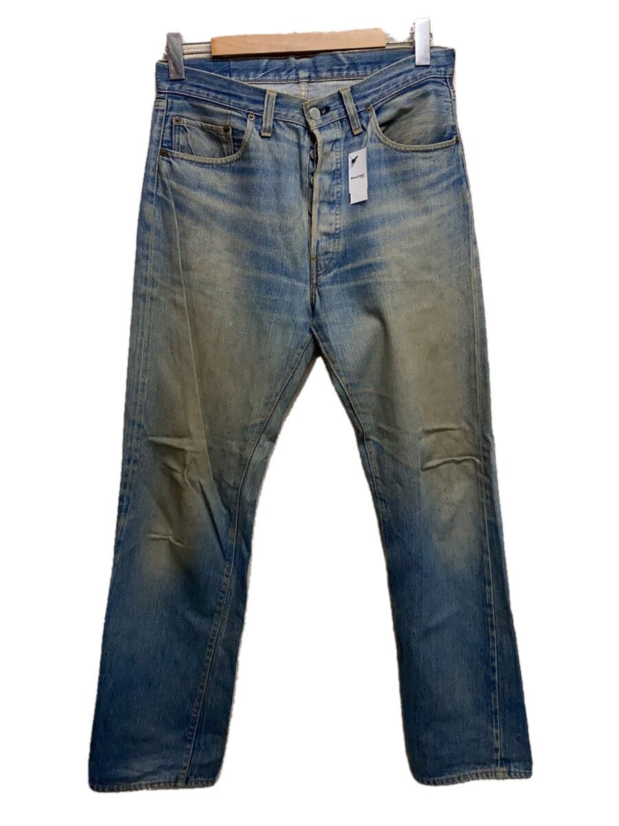 【中古】Levi’s◆下つ方/--/ジーンズ/IDG/501/66後期/目じるし6/セルビッチ/赤耳【メンズウェア】