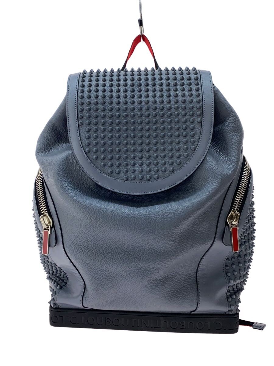 【中古】Christian Louboutin◆背嚢/--/GRY【御徒面子】