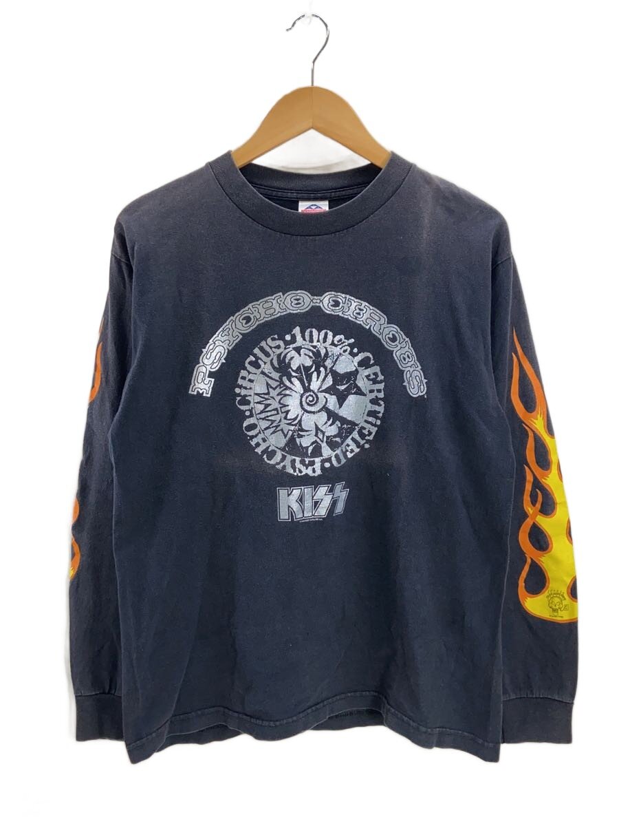 【中古】ALSTYLE◆1988/KISS/PSYCHO CIRCUS/ひな形/長袖ティーシャツ/M/綿織物/BLK【メンズウェア】