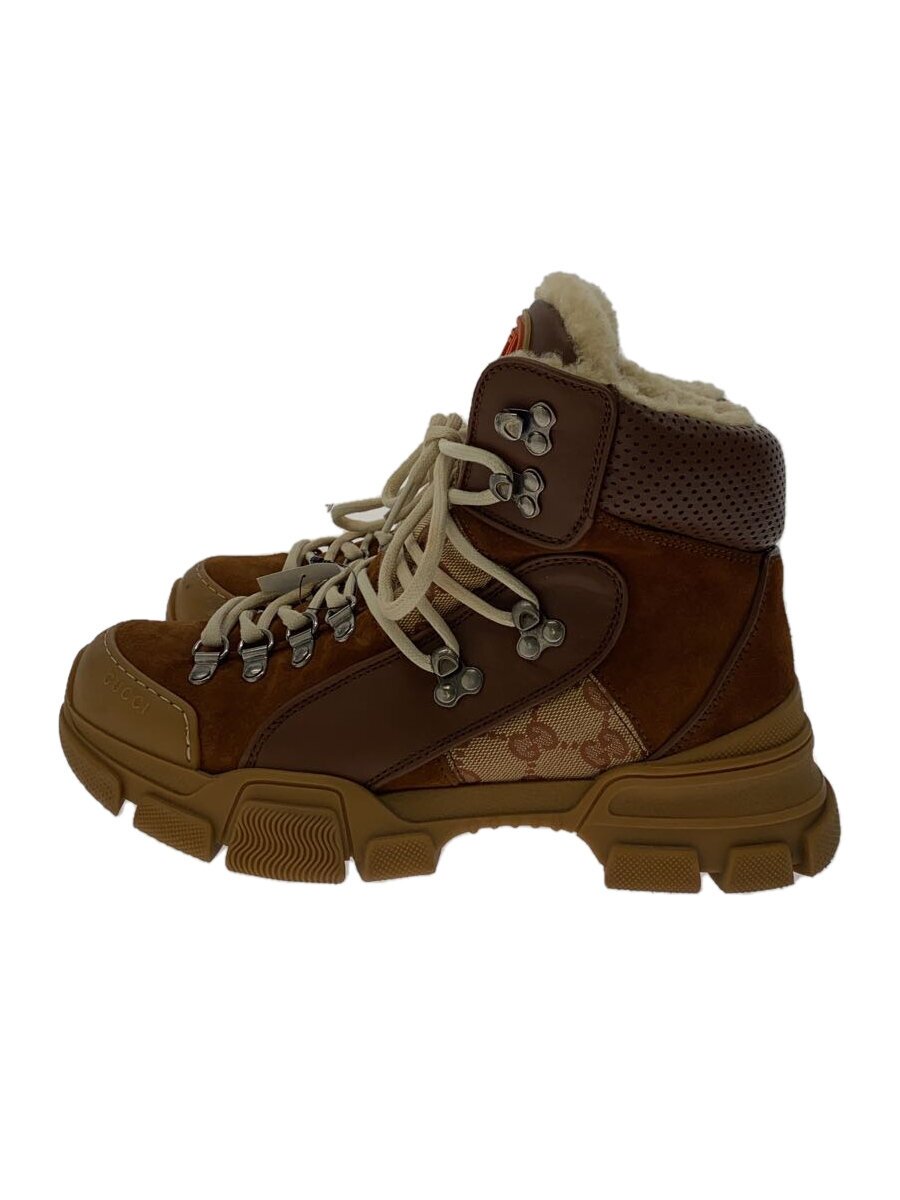 【中古】GUCCI◆トレッキングブーツ/UK5.5/CML【シューズ】