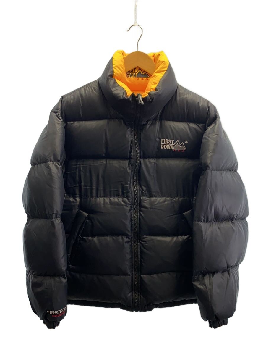 【中古】FIRST DOWN◆ダウンジャケット/M/ポリエステル/BLK/FD-44075【メンズウェア】｜2ｎｄ STREET 店