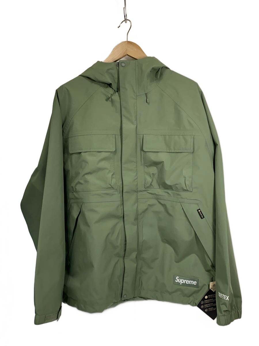 【中古】Supreme◆ナイロン上衣/L/ポリエステル/GRN/無地【メンズウェア】